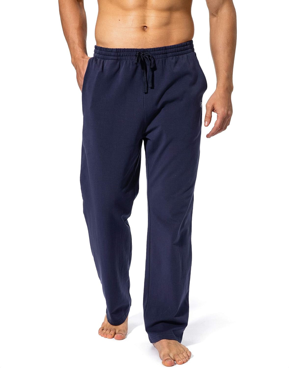 Pudolla Men'S Cotton Yoga Sweatpants Athletic Casual Pants with Pockets