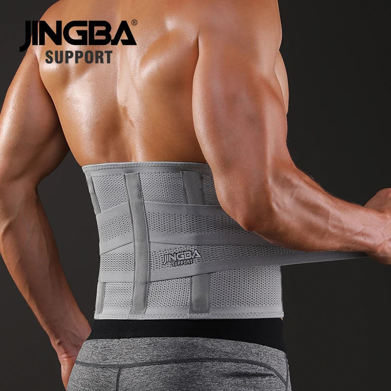 JINGBA SUPPORT Fitness Waist Back Support Belts Sweat Belt Trainer Trimmer Musculation Abdominale Sports Lumbar Joint Protector