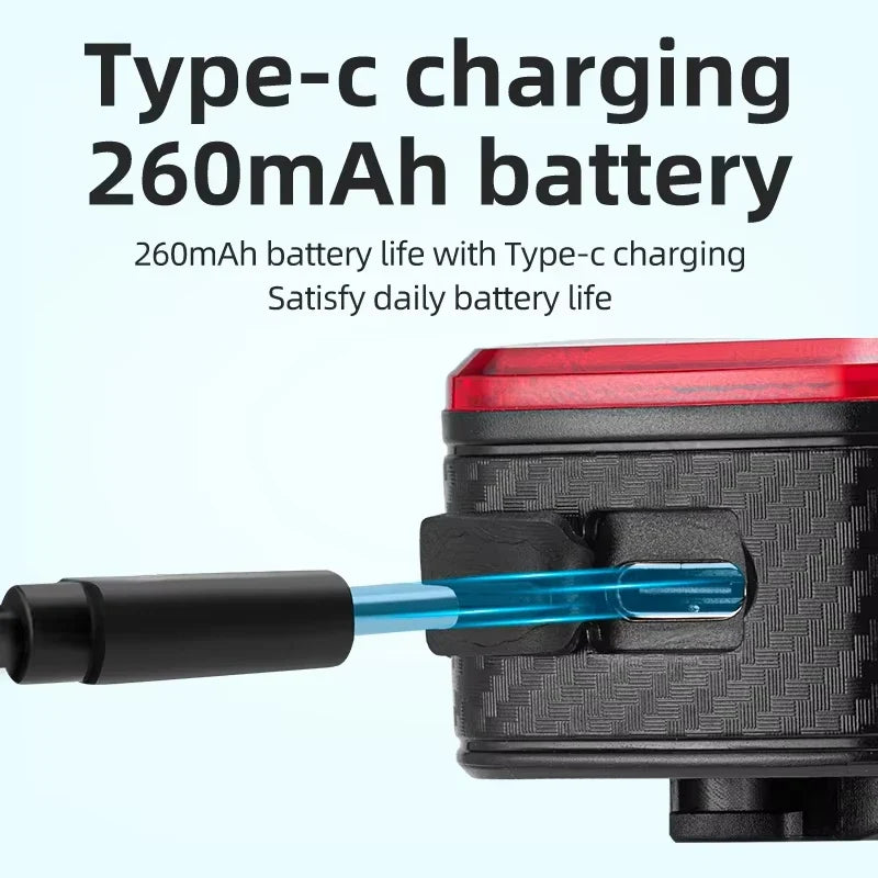 ROCKBROS Local Ship Bicycle Brake Light Ipx6 Taillight Type-C Bike Tail Rear Light Auto LED Riding Warning Safe Cycling Light