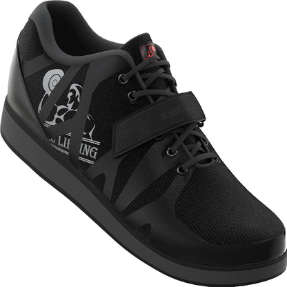 MEGIN Deadlift Shoes - Elevated Heel Gym Footwear for Powerlifting, Weightlifting & Strength Training - Non-Slip Sole Lifting Shoes for Men
