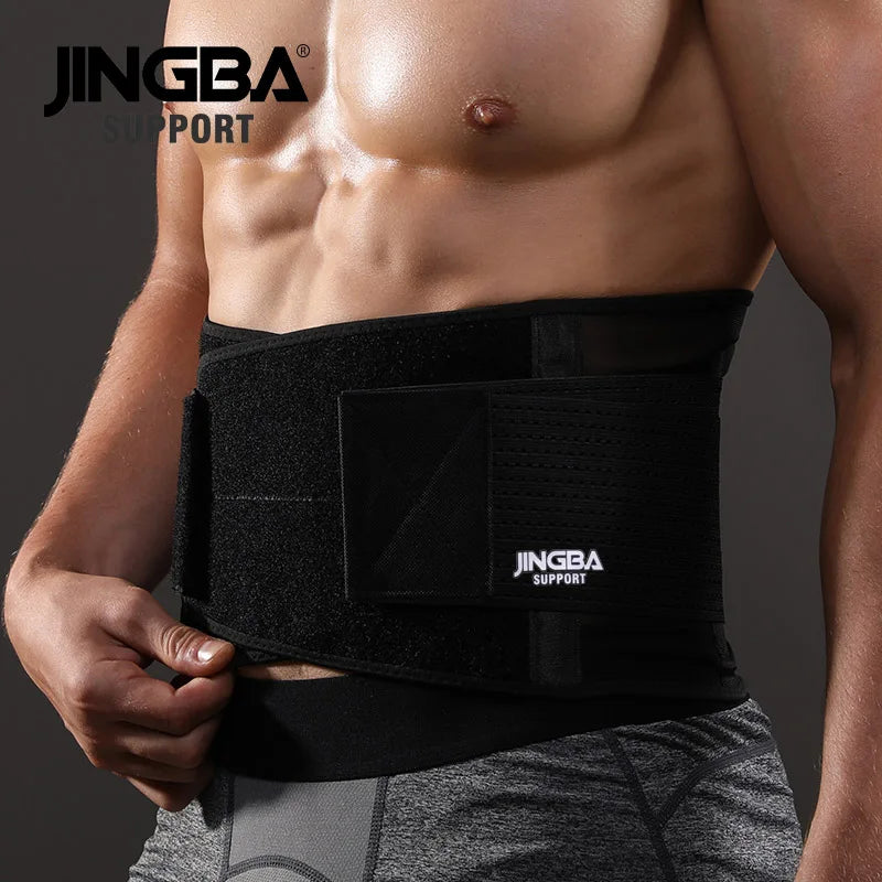 JINGBA SUPPORT Fitness Waist Back Support Belts Sweat Belt Trainer Trimmer Musculation Abdominale Sports Lumbar Joint Protector