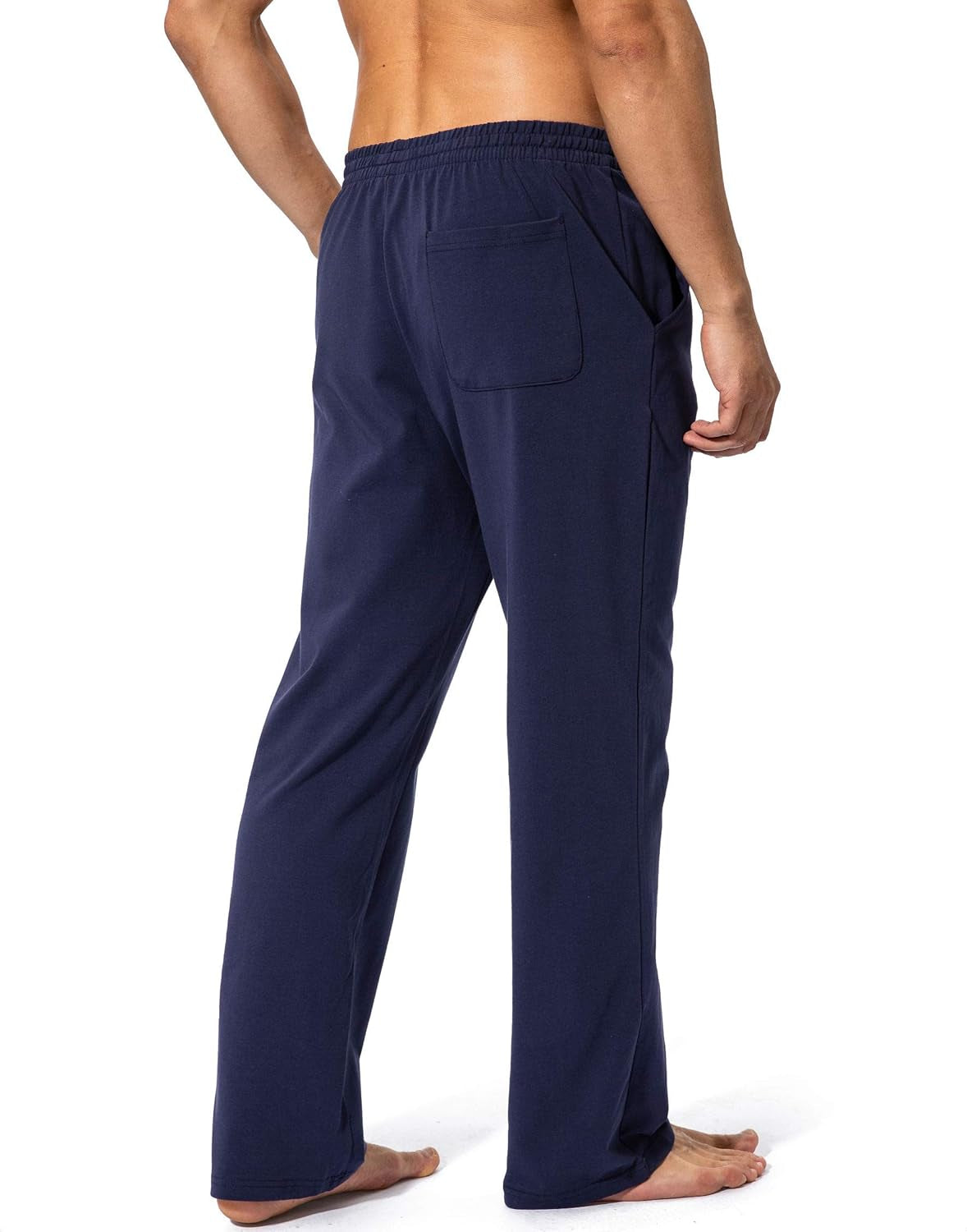 Pudolla Men'S Cotton Yoga Sweatpants Athletic Casual Pants with Pockets