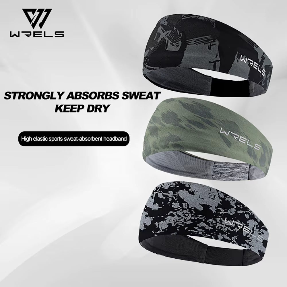 1Pc Running Sweat Absorbing Sports Hair Band Yoga Breathable Antiperspirant Band Men'S and Women'S Basketball Hair Band