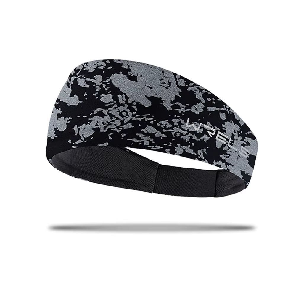 1Pc Running Sweat Absorbing Sports Hair Band Yoga Breathable Antiperspirant Band Men'S and Women'S Basketball Hair Band